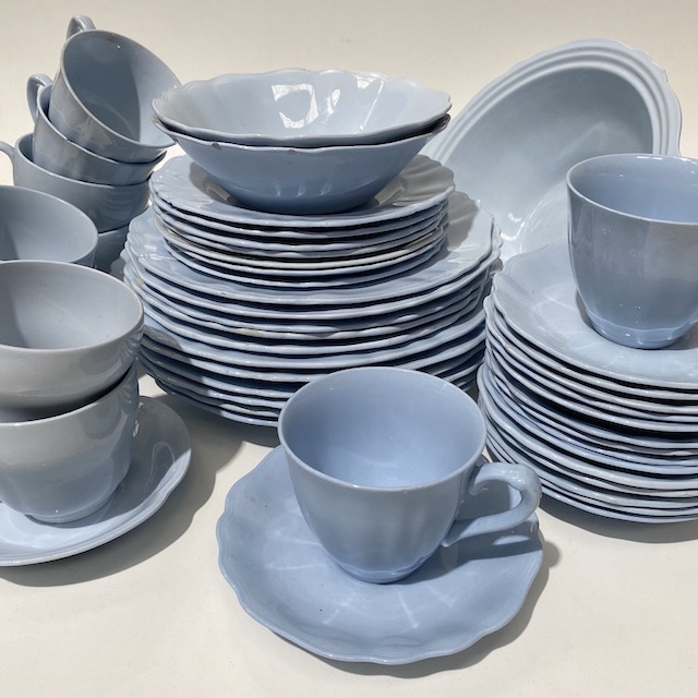 DINNERWARE, Vintage Part Set - Pale Blue